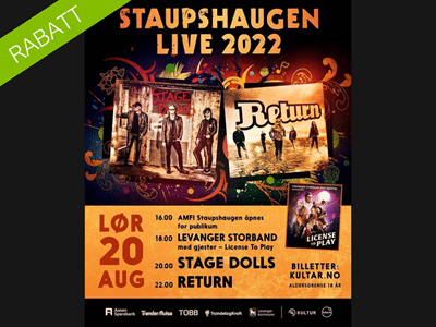 Rabatt Staupshaugen Live 2022
